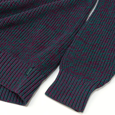2021AW Melange Rib Knit Sweater L