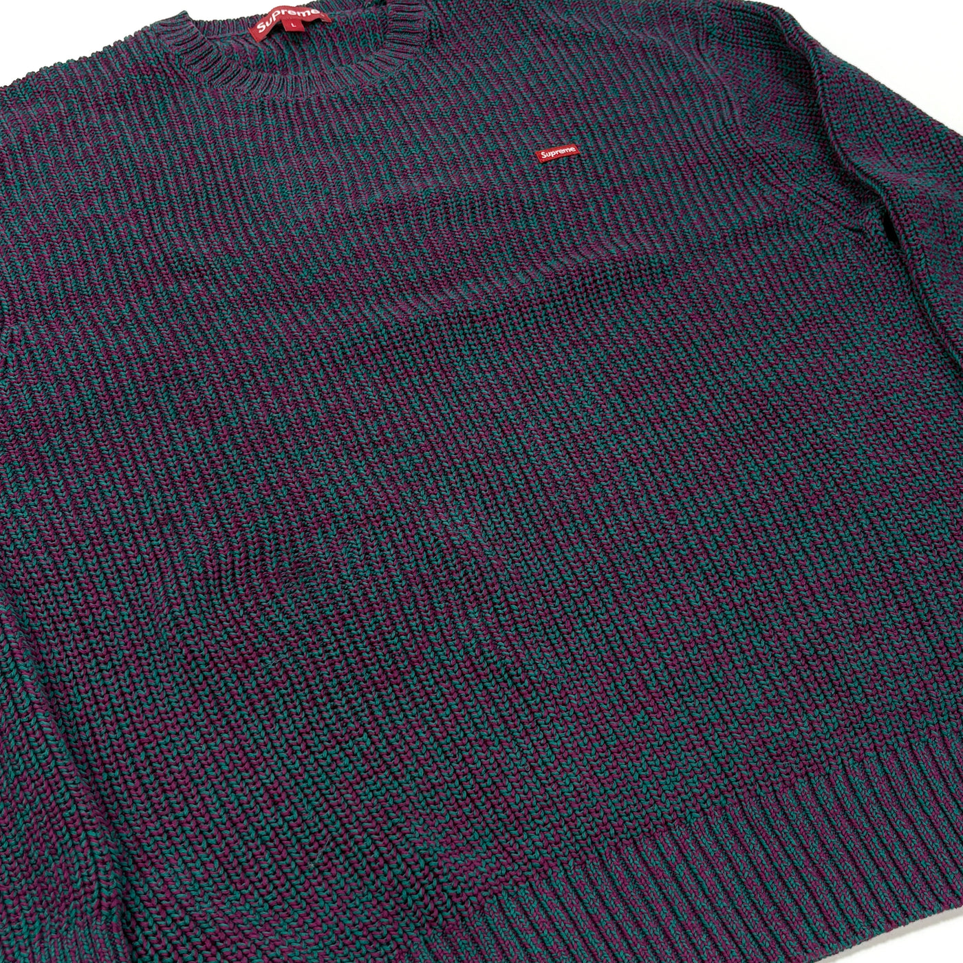 2021AW Melange Rib Knit Sweater L