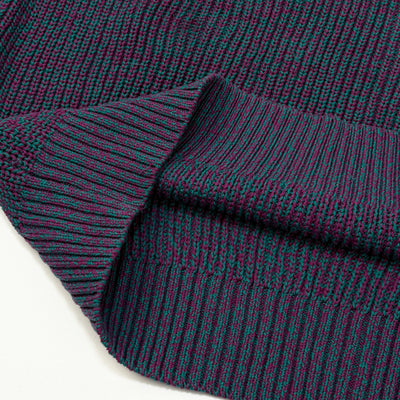 2021AW Melange Rib Knit Sweater L