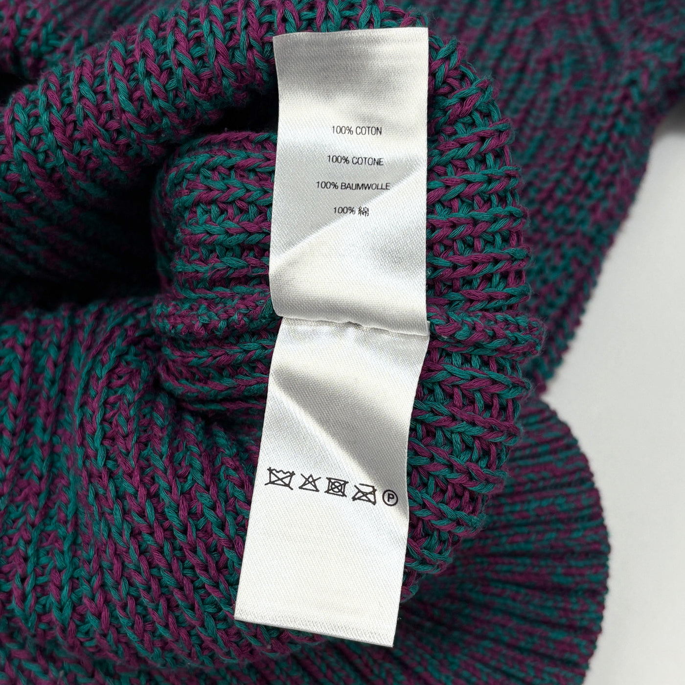 2021AW Melange Rib Knit Sweater L