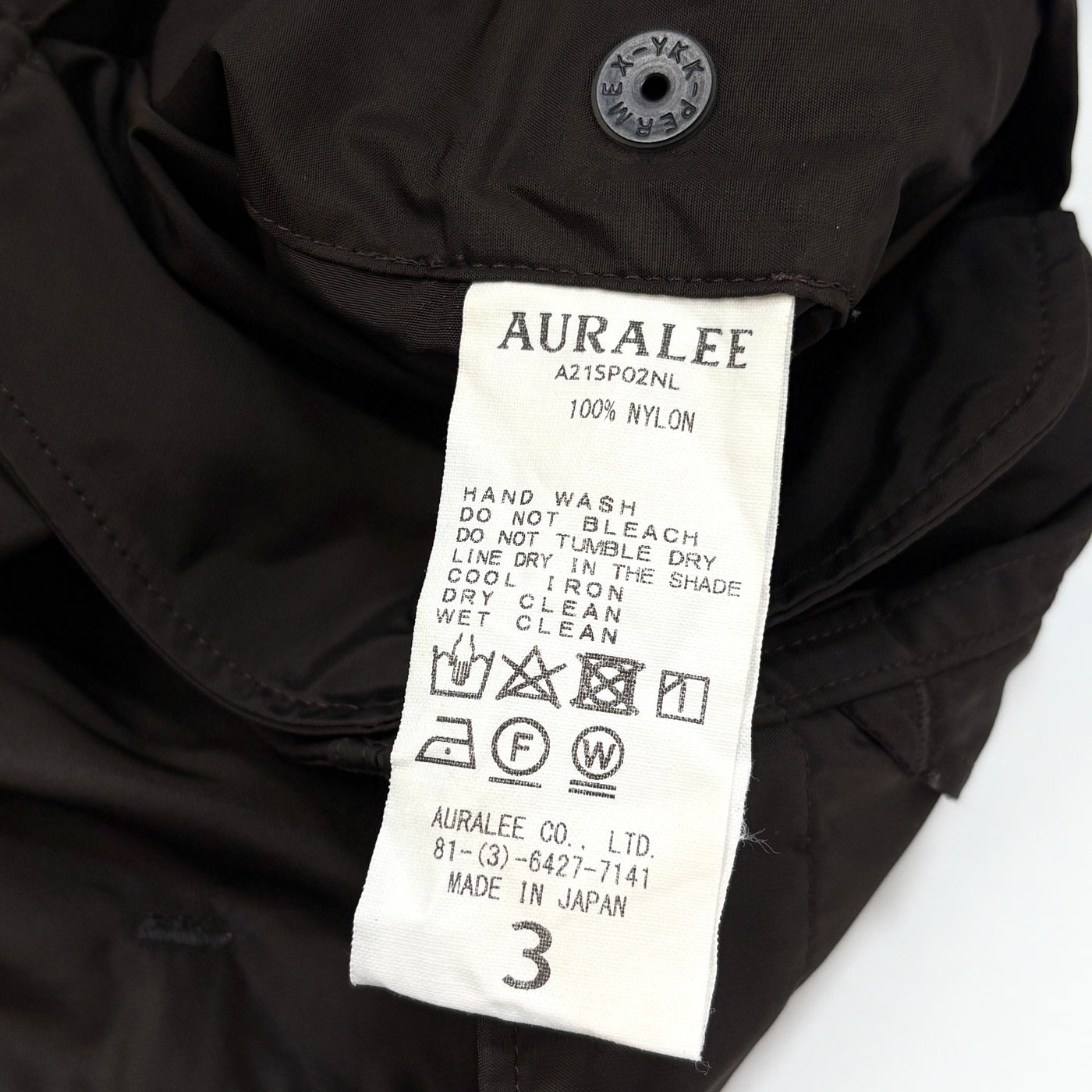2021SS HIGH COUNT LIGHT NYLON FATIGUE PANTS A21SP02NL 3