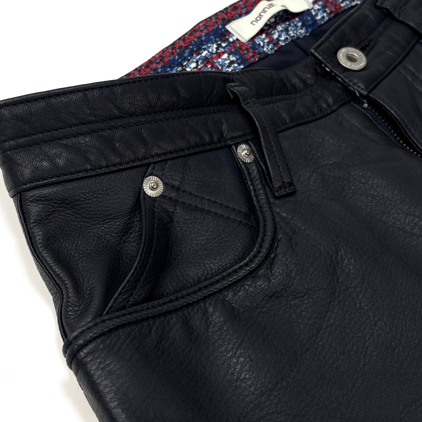2016SS DWELLER 5P JEANS COW LEATHER NN-P2910 0