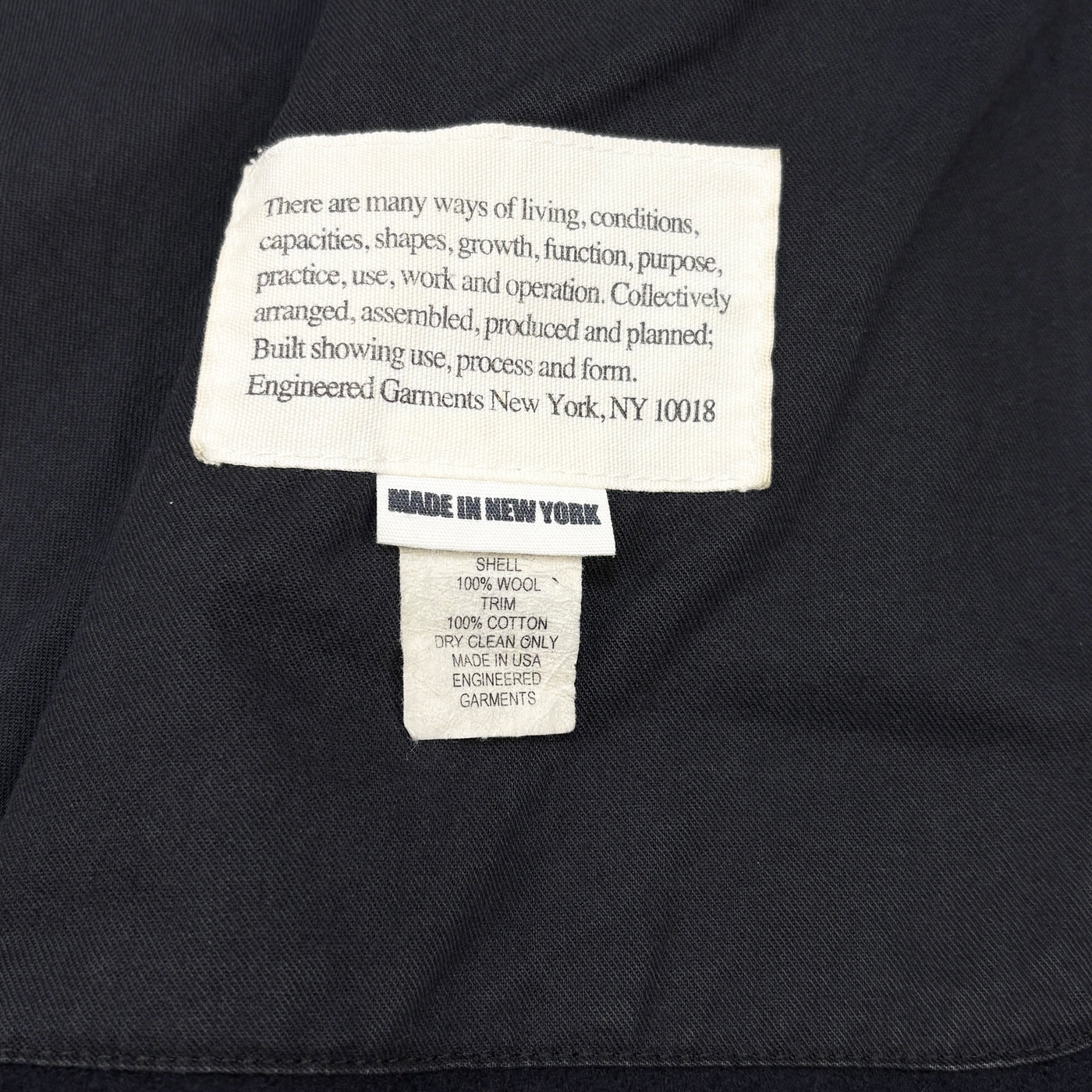 2014AW Highland Parka - Navy 20oz Melton S