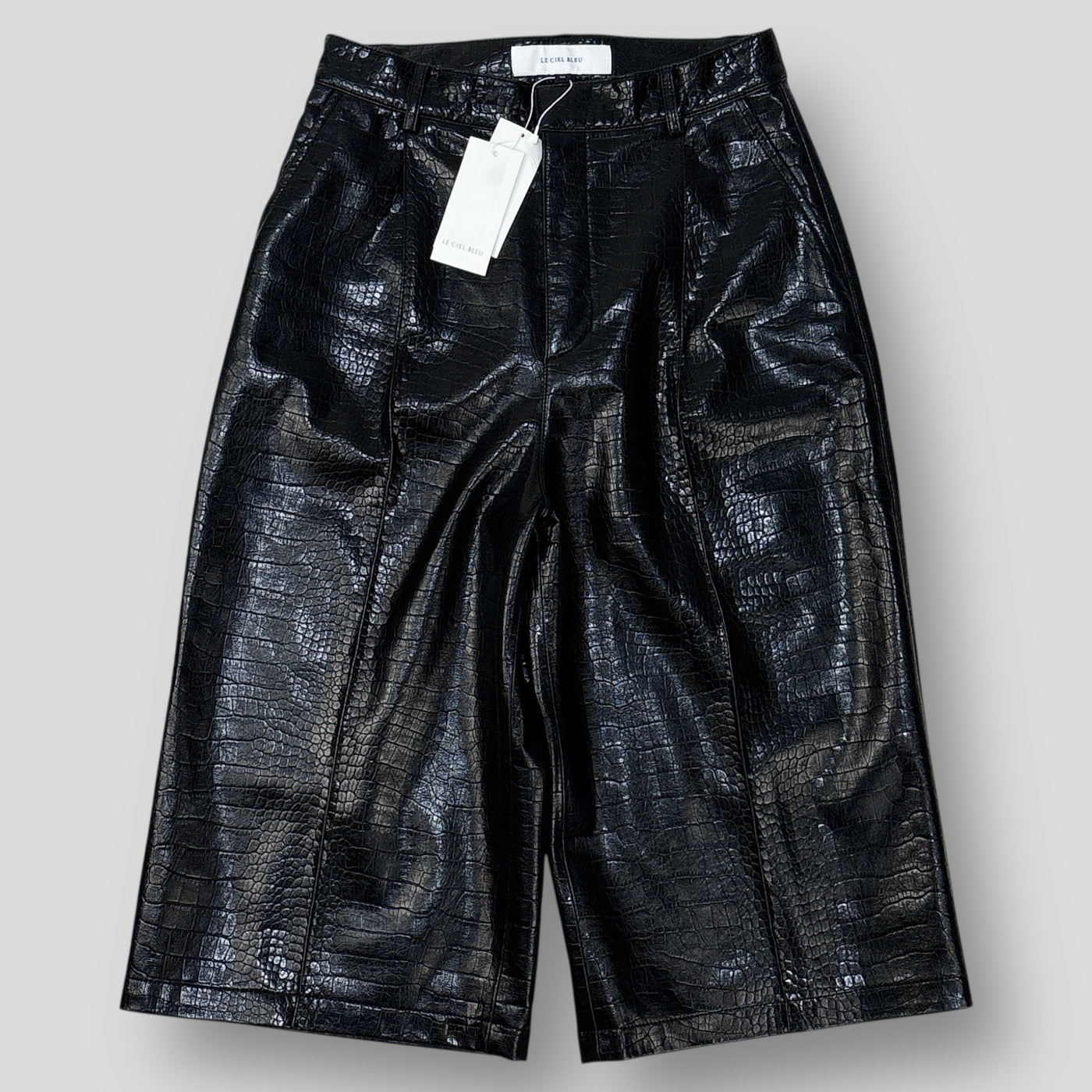 【新品】2023AW Croc Faux Leather Shorts 23A68205 36