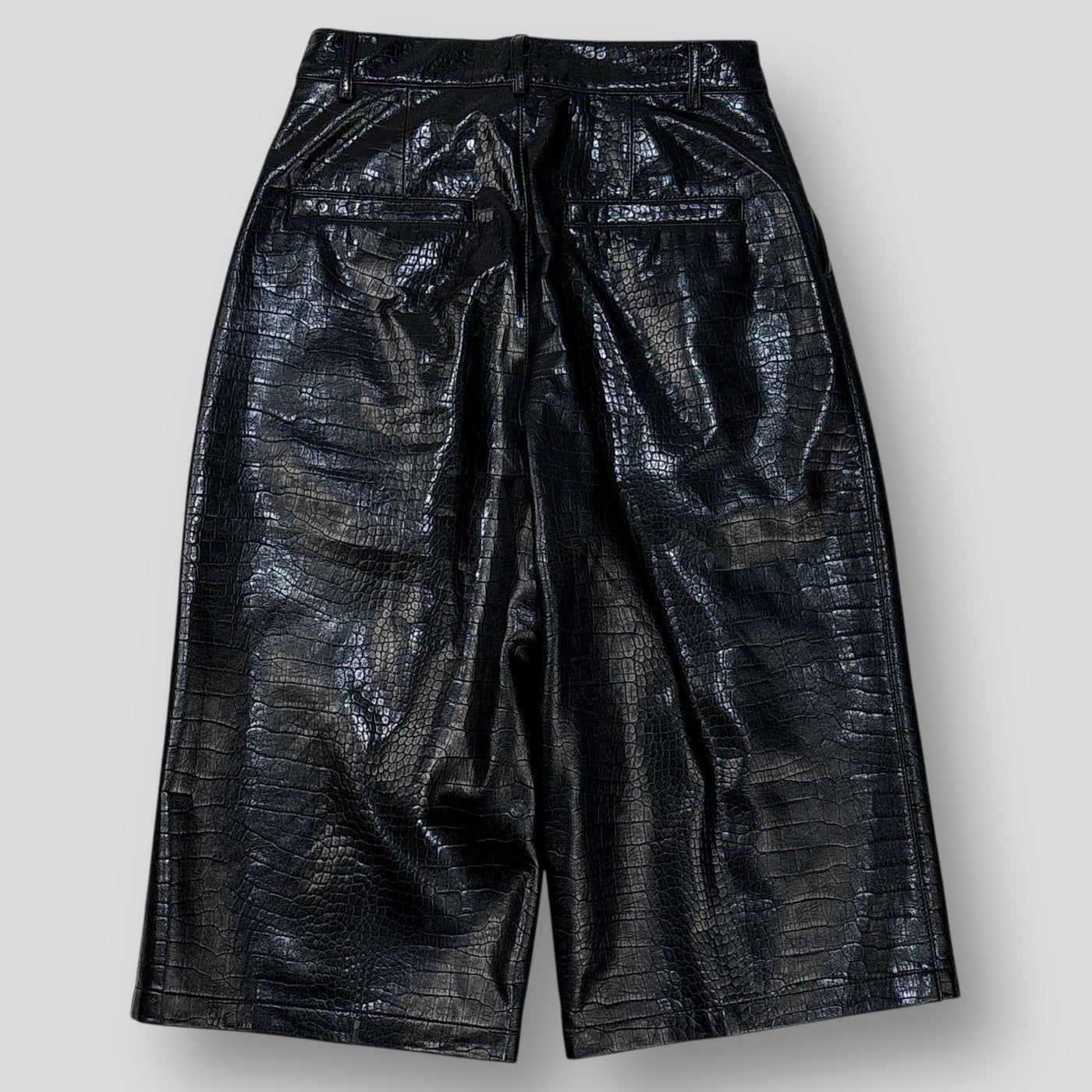 【新品】2023AW Croc Faux Leather Shorts 23A68205 36