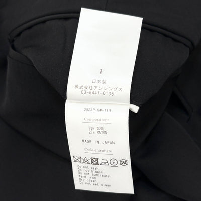 2025SS Wool Rayon Wide Trousers 25SAP-04-11H 1