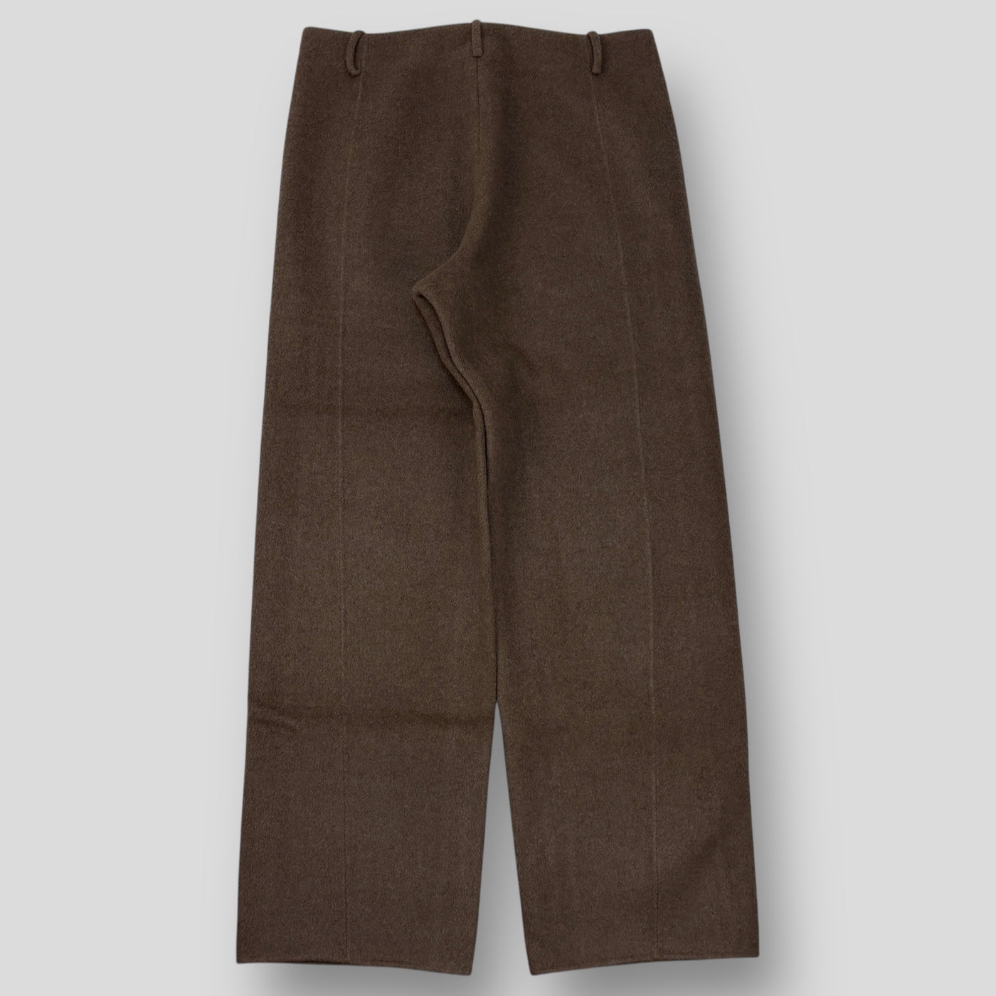 2023AW DOUBLE-FACE YAK TROUSERS UNDYED 4