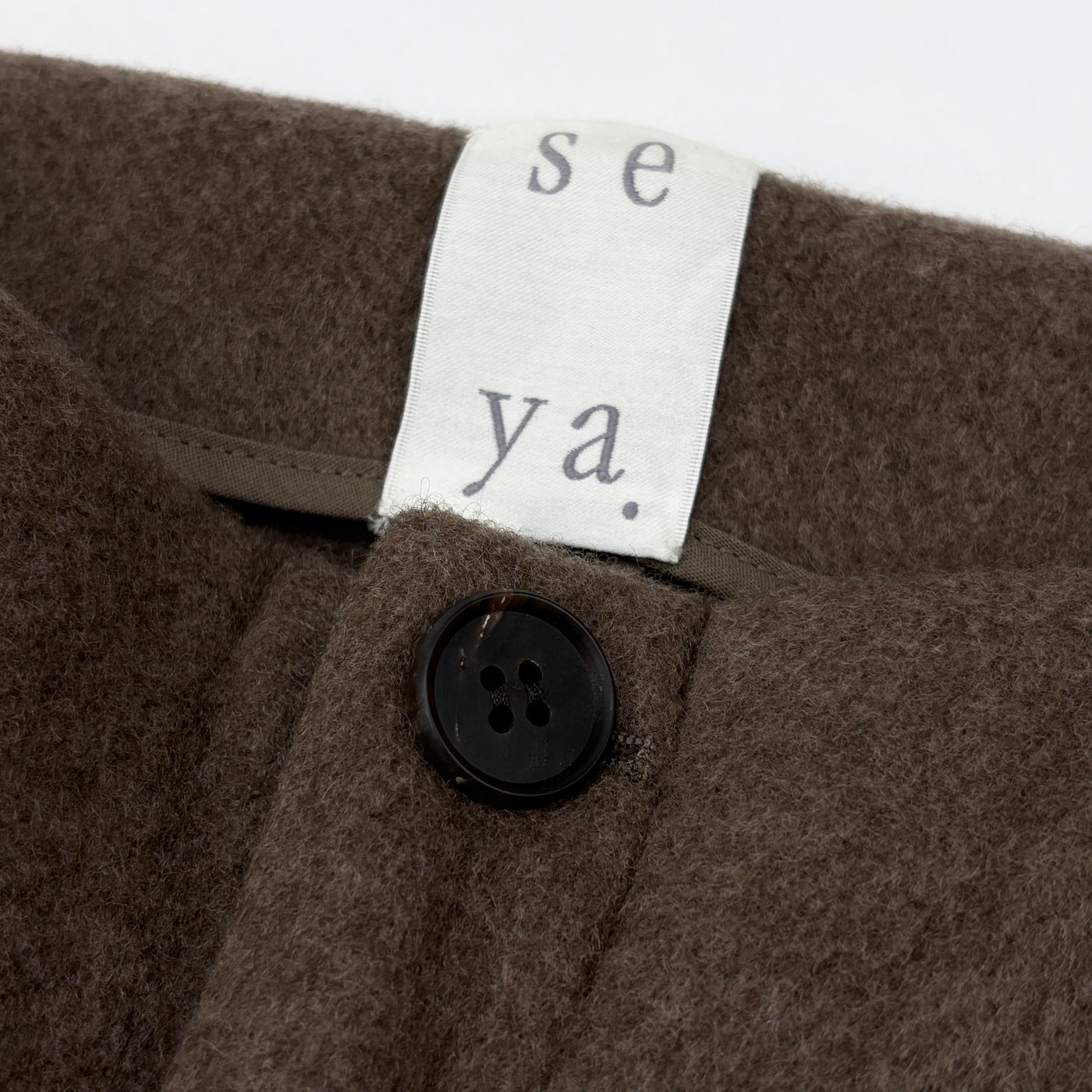 2023AW DOUBLE-FACE YAK TROUSERS UNDYED 4