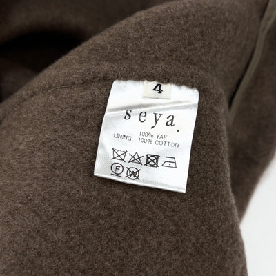 2023AW DOUBLE-FACE YAK TROUSERS UNDYED 4