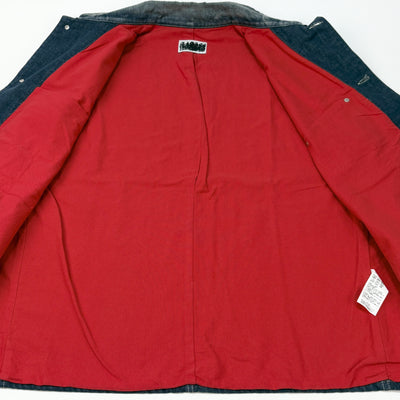 2022AW COLOR DENIM NO-SLEEVE JACKET CCCA14UNI A 2