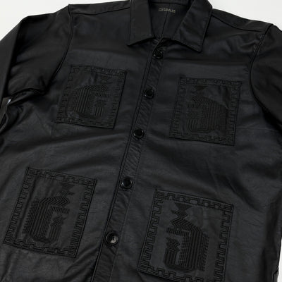 2023AW leather Quetzal Jacket 231001E L
