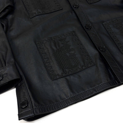 2023AW leather Quetzal Jacket 231001E L