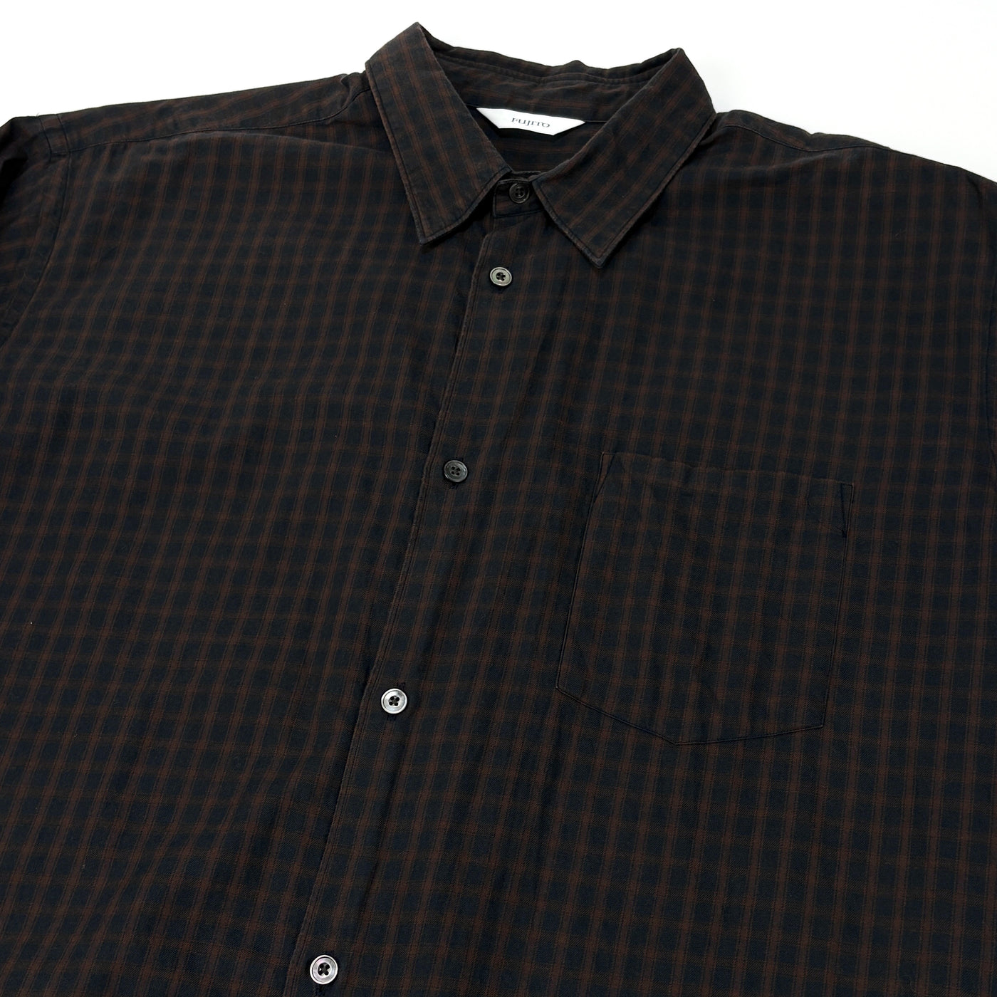 2021AW B/S Shirt - Navy Check 3