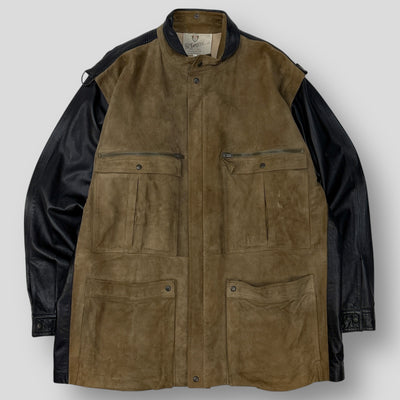 70's 2 Tone Leather Jacket 50