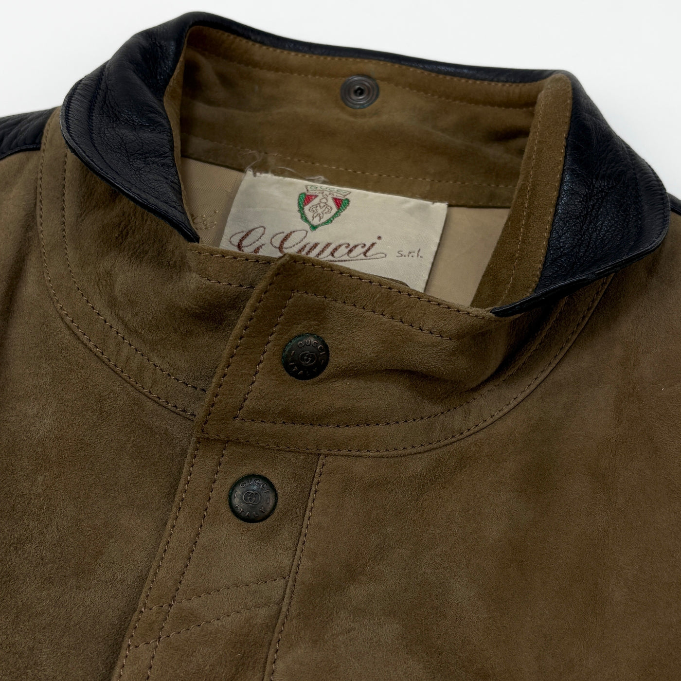 70's 2 Tone Leather Jacket 50