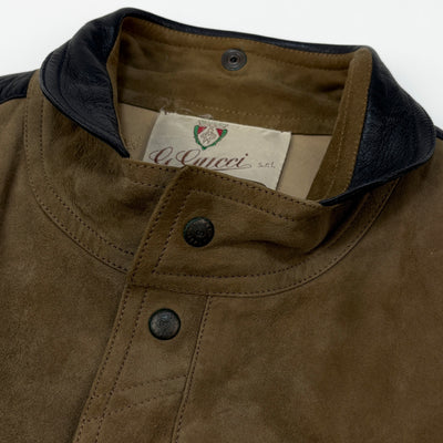 70's 2 Tone Leather Jacket 50