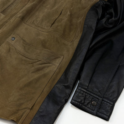 70's 2 Tone Leather Jacket 50
