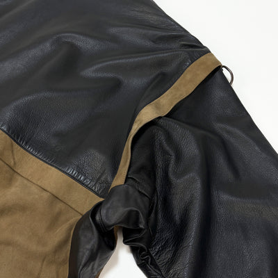 70's 2 Tone Leather Jacket 50