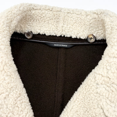 フランス製 CASHMERE MOUTON P-COAT 52