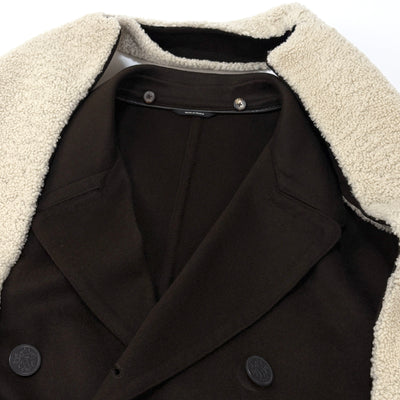 フランス製 CASHMERE MOUTON P-COAT 52