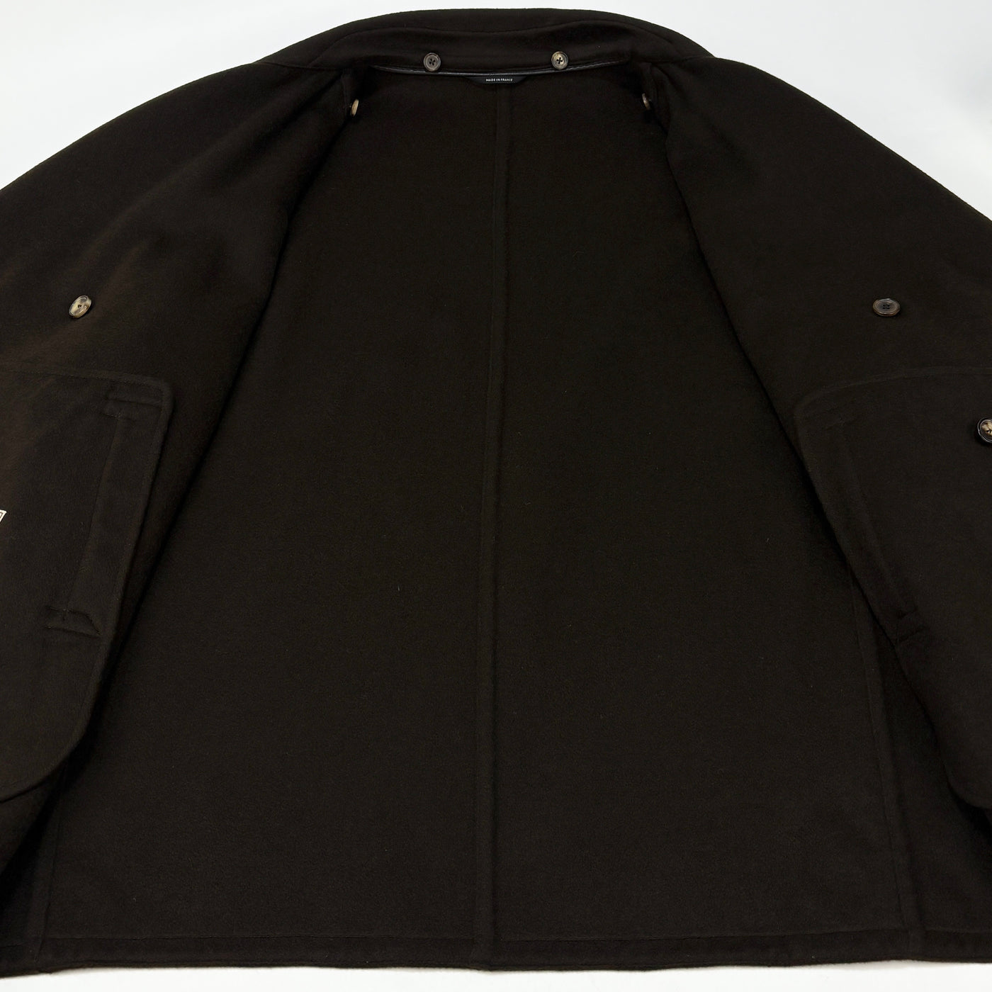 フランス製 CASHMERE MOUTON P-COAT 52