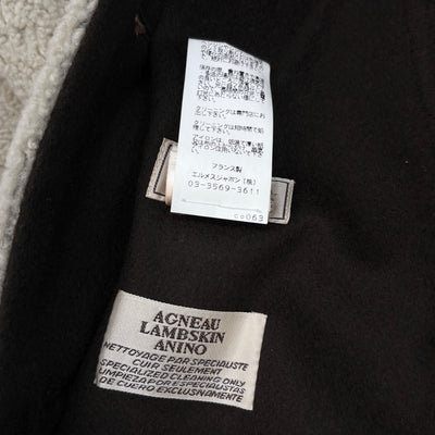 フランス製 CASHMERE MOUTON P-COAT 52