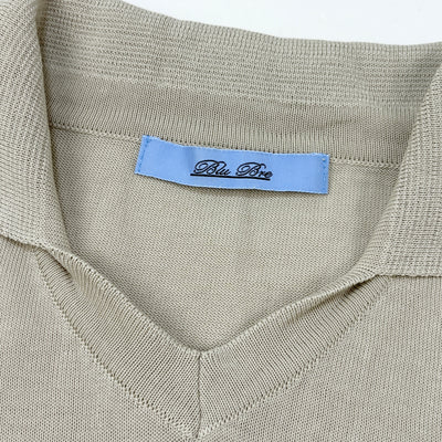 2024SS 別注 ソリッド スキッパーポロシャツ 24-02-0016-579 L