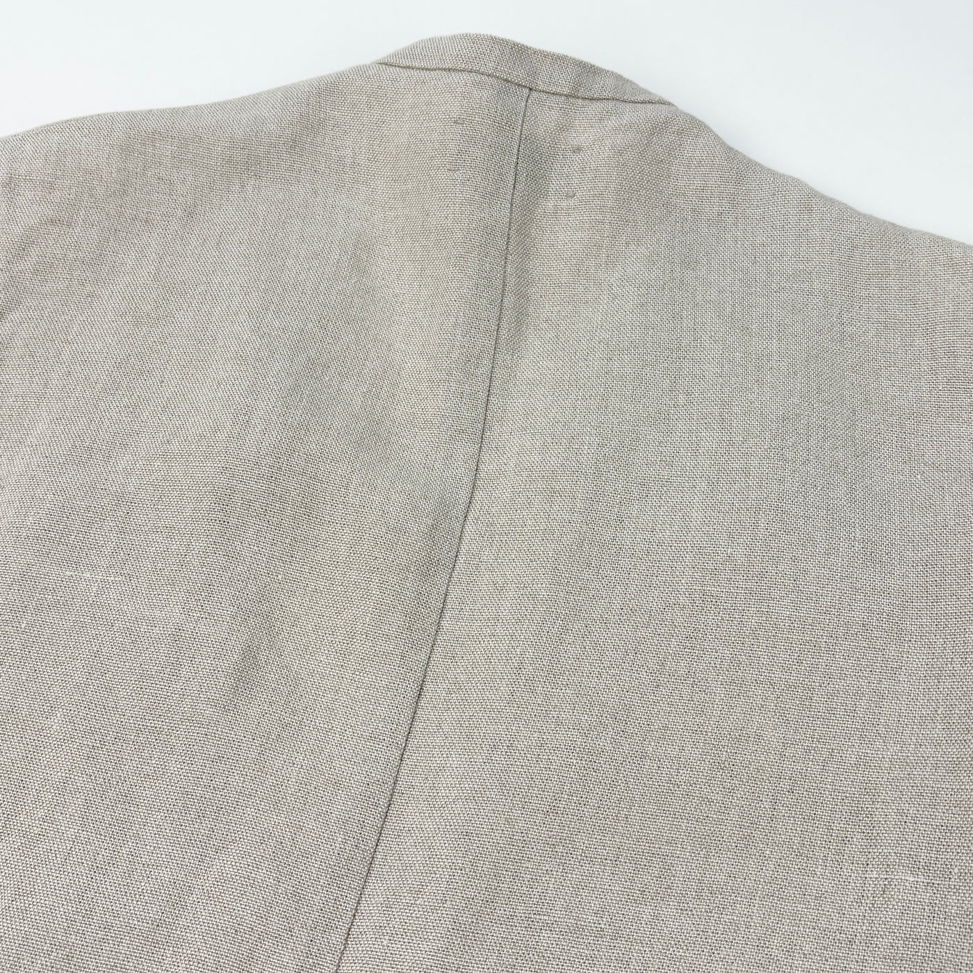 2023SS LINEN OXFORD NO COLLAR JACKET JKAGSM0207 02