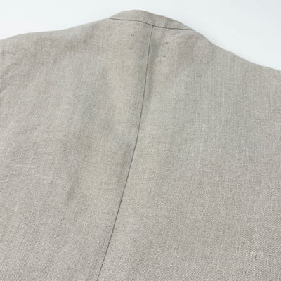 2023SS LINEN OXFORD NO COLLAR JACKET JKAGSM0207 02