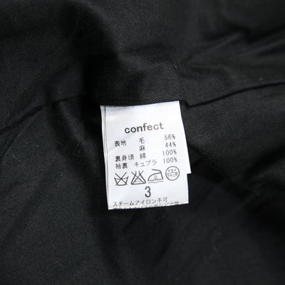 2016AW ウールリネンサージ ダブル1Bジャケット 02163-0017 3