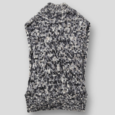 SEC.10 LOW GAUGE KNIT V-NECK VEST .10 S101235 FREE