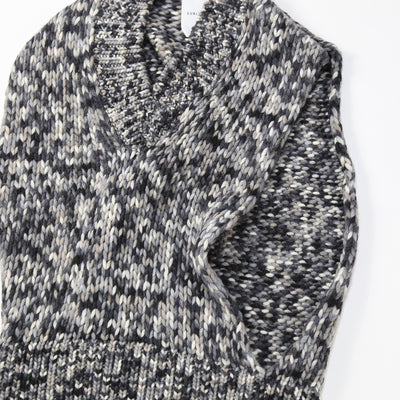 SEC.10 LOW GAUGE KNIT V-NECK VEST .10 S101235 FREE