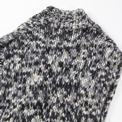 SEC.10 LOW GAUGE KNIT V-NECK VEST .10 S101235 FREE