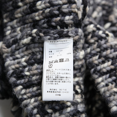 SEC.10 LOW GAUGE KNIT V-NECK VEST .10 S101235 FREE