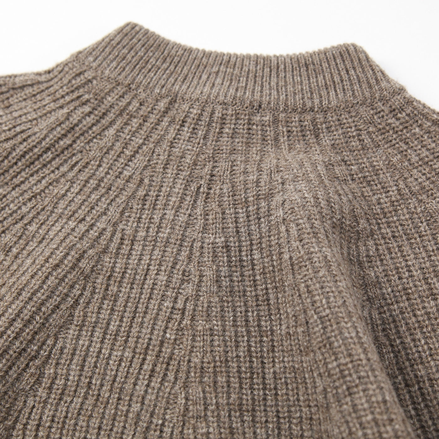 2016AW ウール クルーネック ジップカーディガン 02163-0015 3