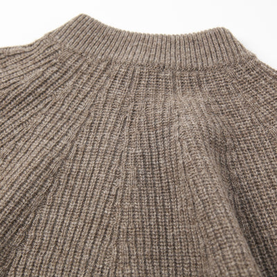 2016AW ウール クルーネック ジップカーディガン 02163-0015 3
