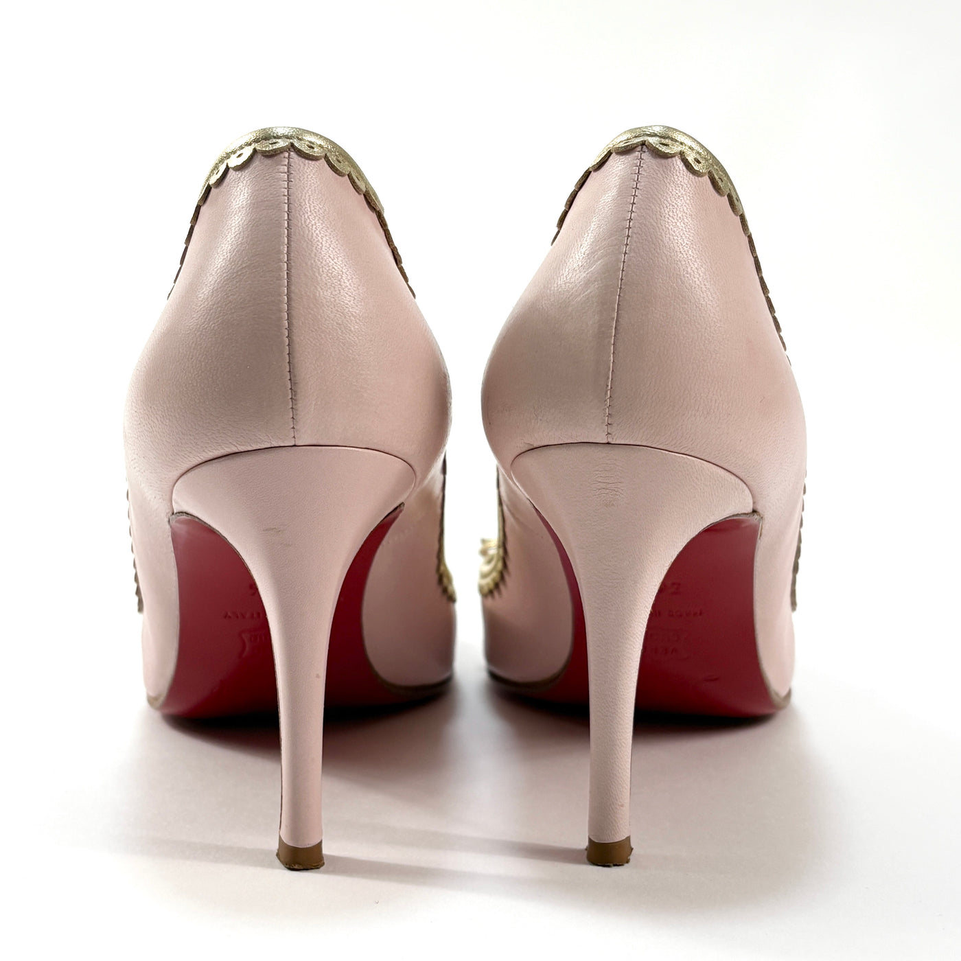 Christian Louboutin リボンパンプス CHRISTIAN LOUBOUTIN Satin Bow Slides 38.5 Fuchsia 1340265