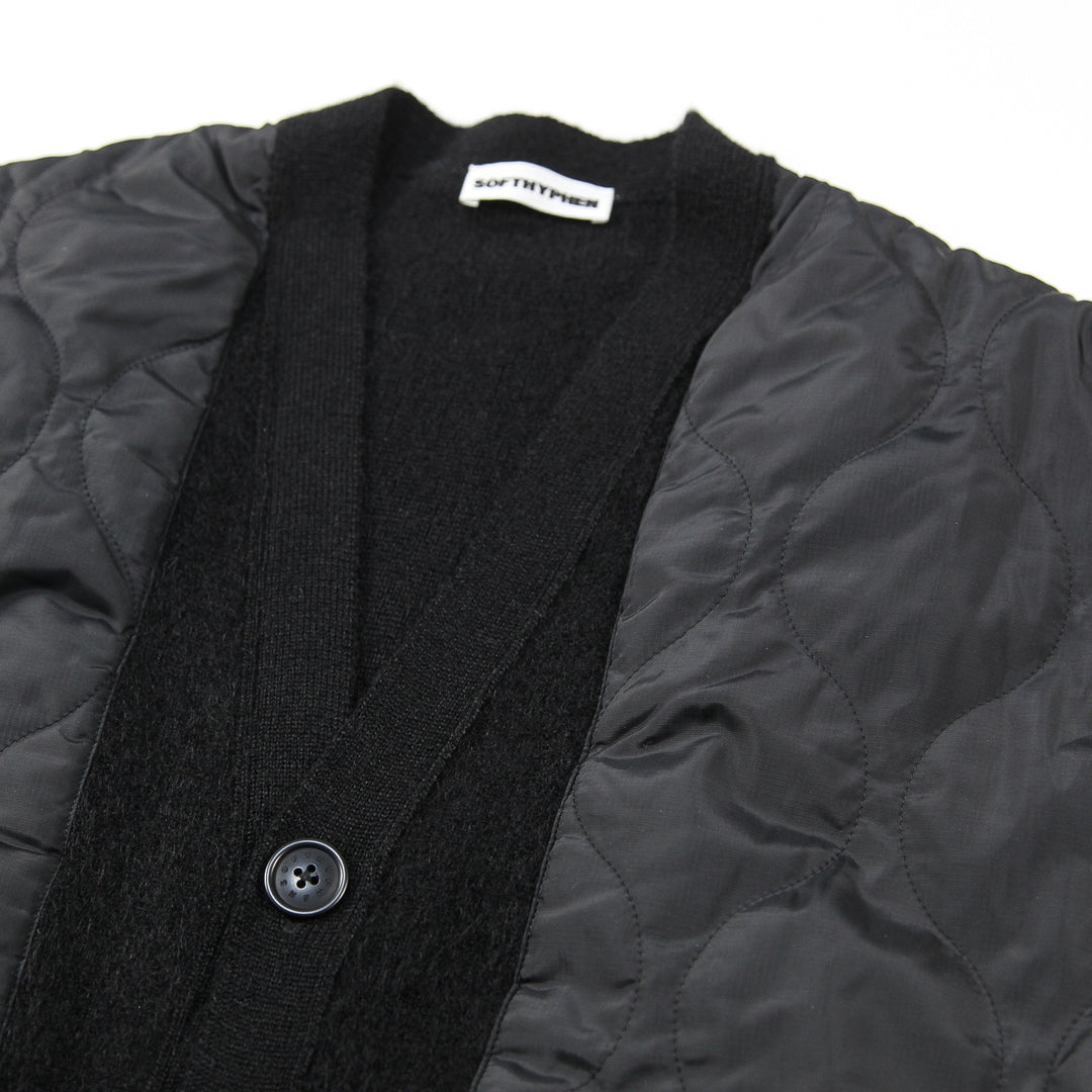 SOFTHYPHEN 2023AW QUILTING MIX MOHAIR CARDIGAN MGMNT232415-009 03