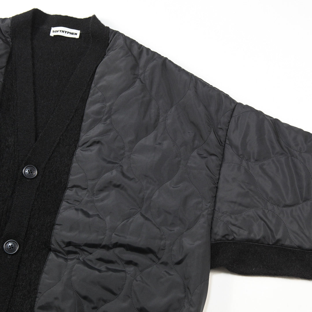 SOFTHYPHEN 2023AW QUILTING MIX MOHAIR CARDIGAN MGMNT232415-009 03