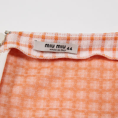 2022SS Check Jersey Midi Skirt MG1755 1GEV F0049 44