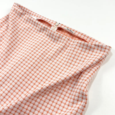 2022SS Check Jersey Midi Skirt MG1755 1GEV F0049 44