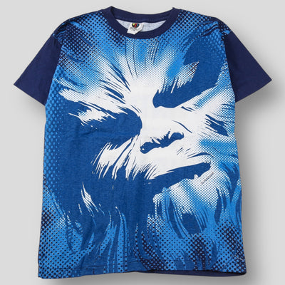 STAR WARS カナダ製 90s VINTAGE チューバッカ オールオーバープリント ムービーTシャツ XL