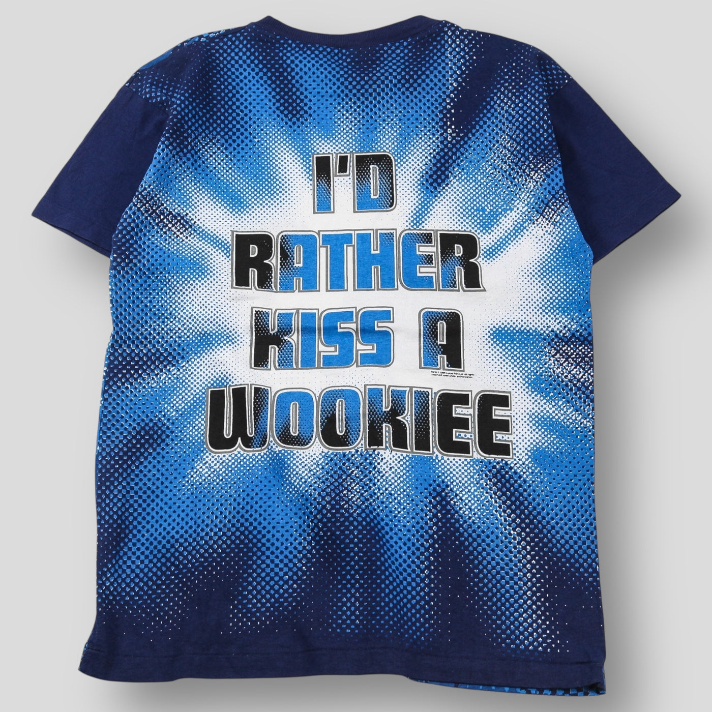 STAR WARS カナダ製 90s VINTAGE チューバッカ オールオーバープリント ムービーTシャツ XL