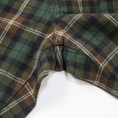 2017AW コットンフランネル チェック タックパンツ 11-23-0779-139 S