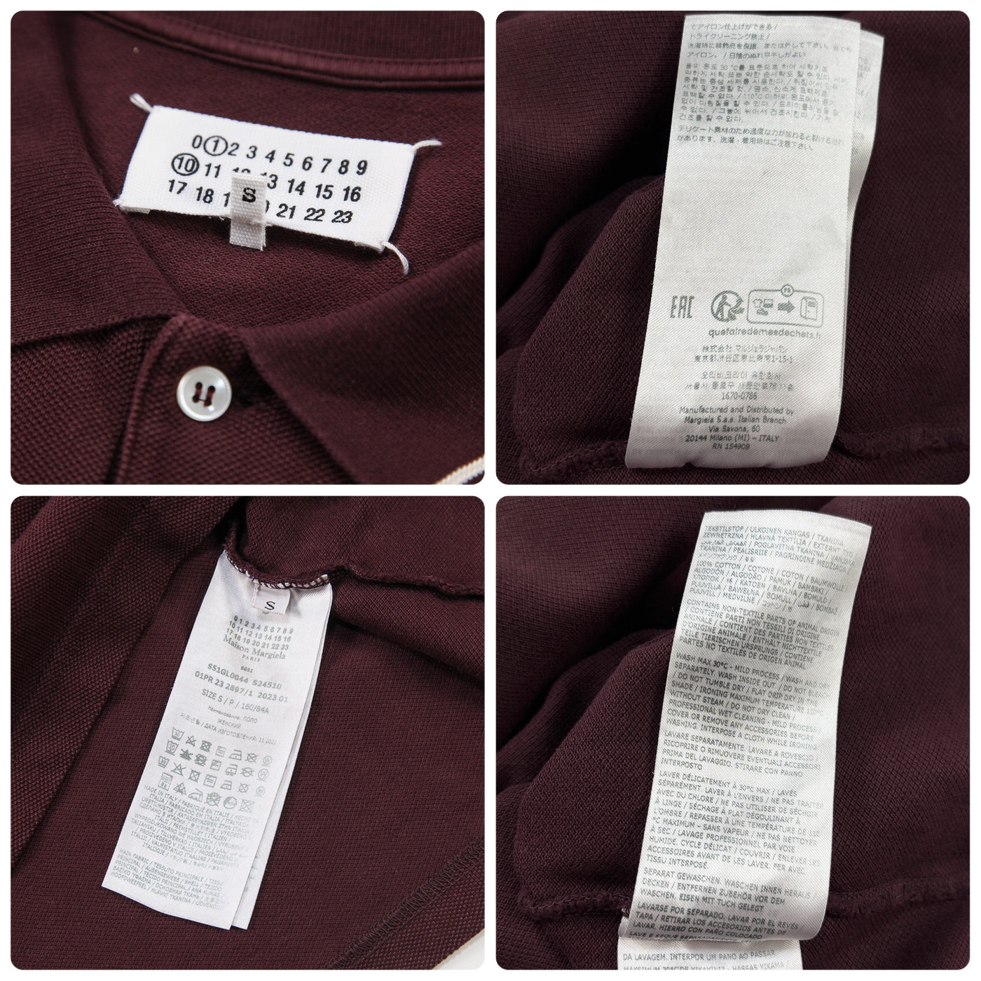 2023SS M LOGO POLO SHIRT S51GL0044 S24510 S