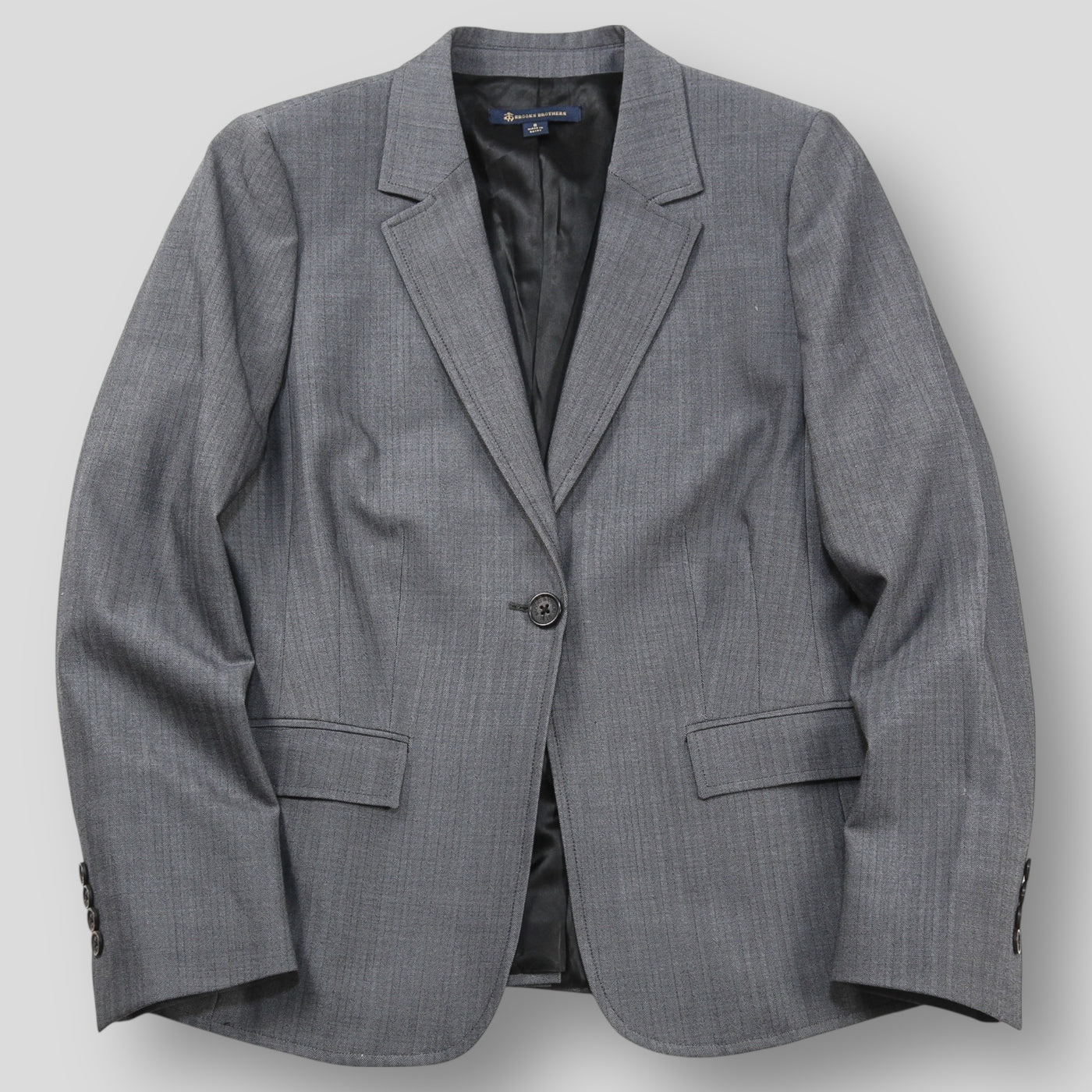 2020AW ウール/ポリエステル ヘリンボーン 1Bジャケット 100163170 8