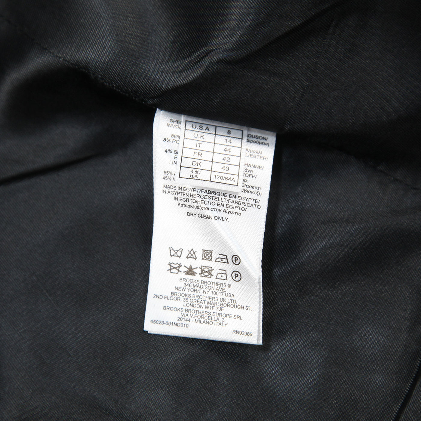 2020AW ウール/ポリエステル ヘリンボーン 1Bジャケット 100163170 8