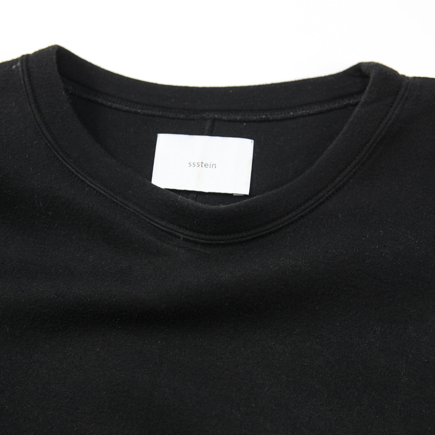2025SS COTTON DOUBLE KNIT TUCKED CREW NECK LS ST.1118 M