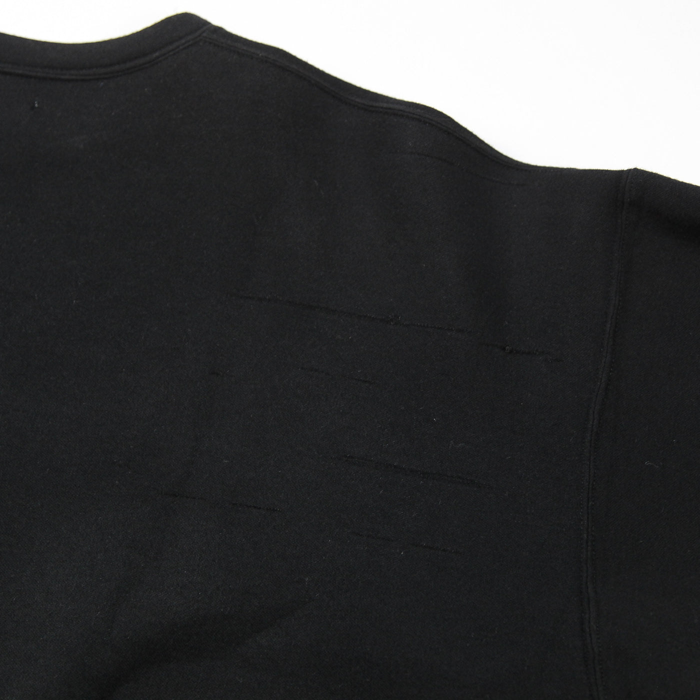 2025SS COTTON DOUBLE KNIT TUCKED CREW NECK LS ST.1118 M