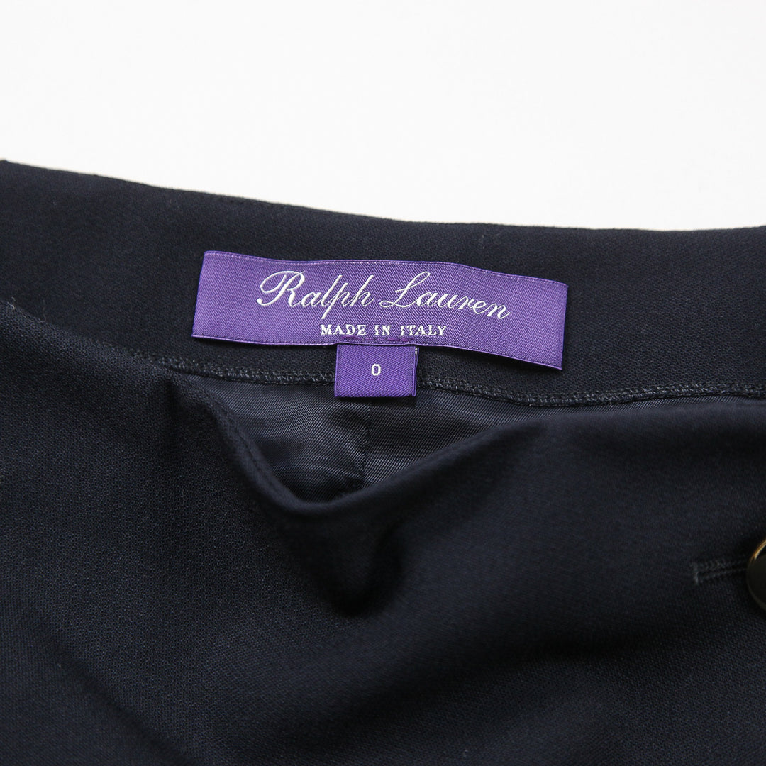 極美品 ラルフローレン パープルレーベル 21AW Ophelie スカート 0 Ralph Lauren Collection Purple Label 2021AW イタリア製 Ophelie